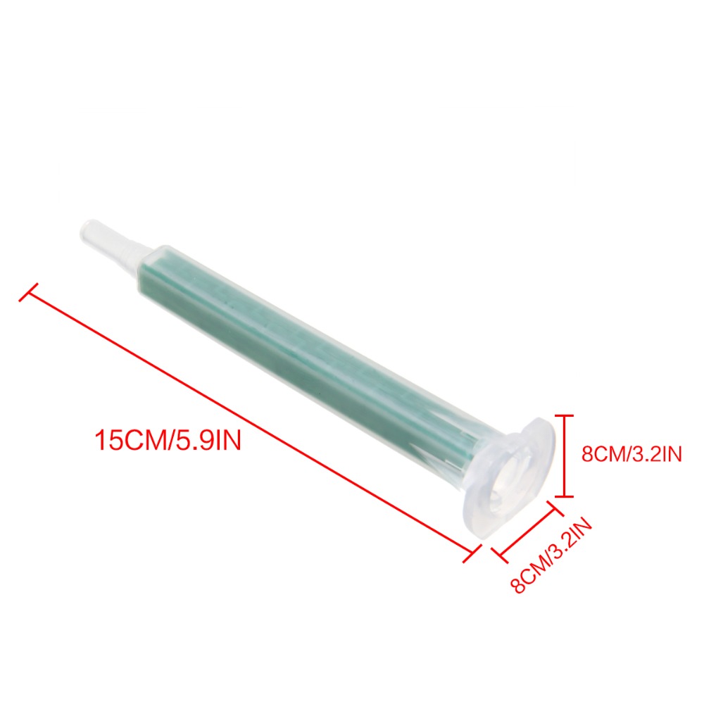 50Pcs 83Mm Plastic Hars Statische Mixer F6-16 Mengen Nozzles Set Voor 50Ml En 37Ml Duo Pack epoxies