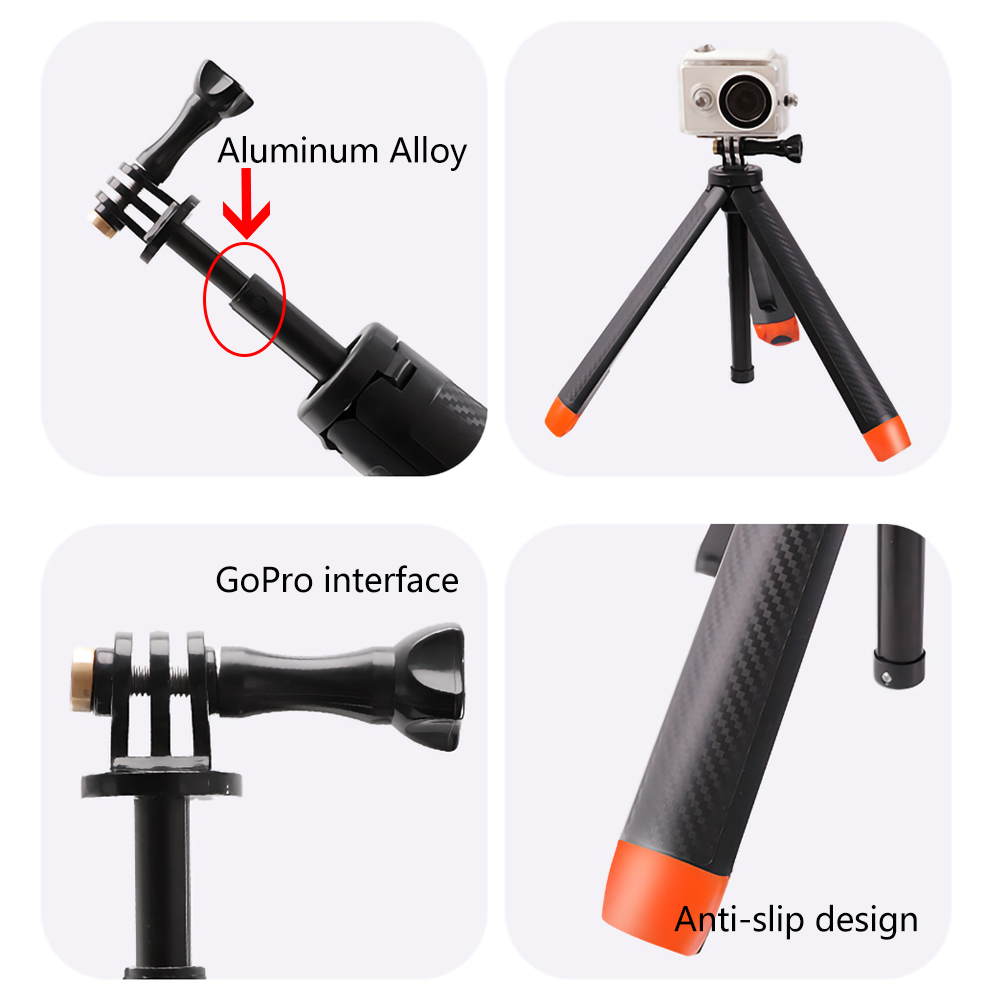 Pływający kij do selfie Wodoodporny statyw z uchwytem na monopod do kamery GoPro Hero 13 12 11 10 9 8 Insta360 X4 DJI OSMO Action Camera