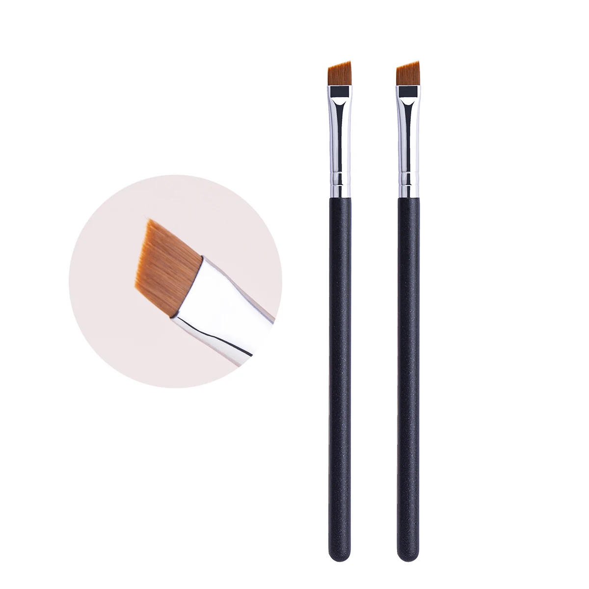 Oblate The Line Brush Ultra-thin Lip Line Eyebrow Concealer Brushes Detail Concealer Makeup Tool Lip Brow Contour The Line Brush: PURPLE