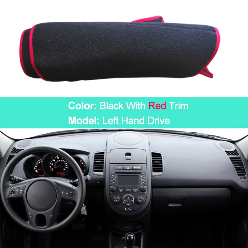 2 Lagen Auto Dashboard Cover Voor Kia Soul Dash Bo... Grandado