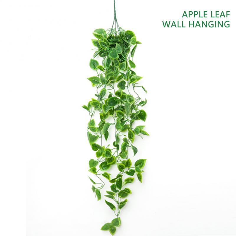 Simulation Green Plant Vine Green Radish Home Decoration Vine Leaves Chlorophytum Wall Hanging Eucalyptus Rattan Hanging Plant: A05
