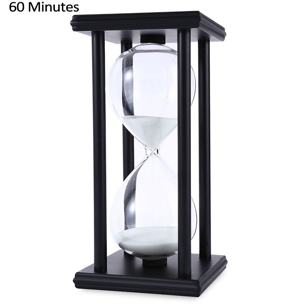 30/60 Minutes Hourglass Sand Timer Kitchen School Modern Wooden Hour Glass Sandglass Sand Clock Tea Timers Home Decoration
