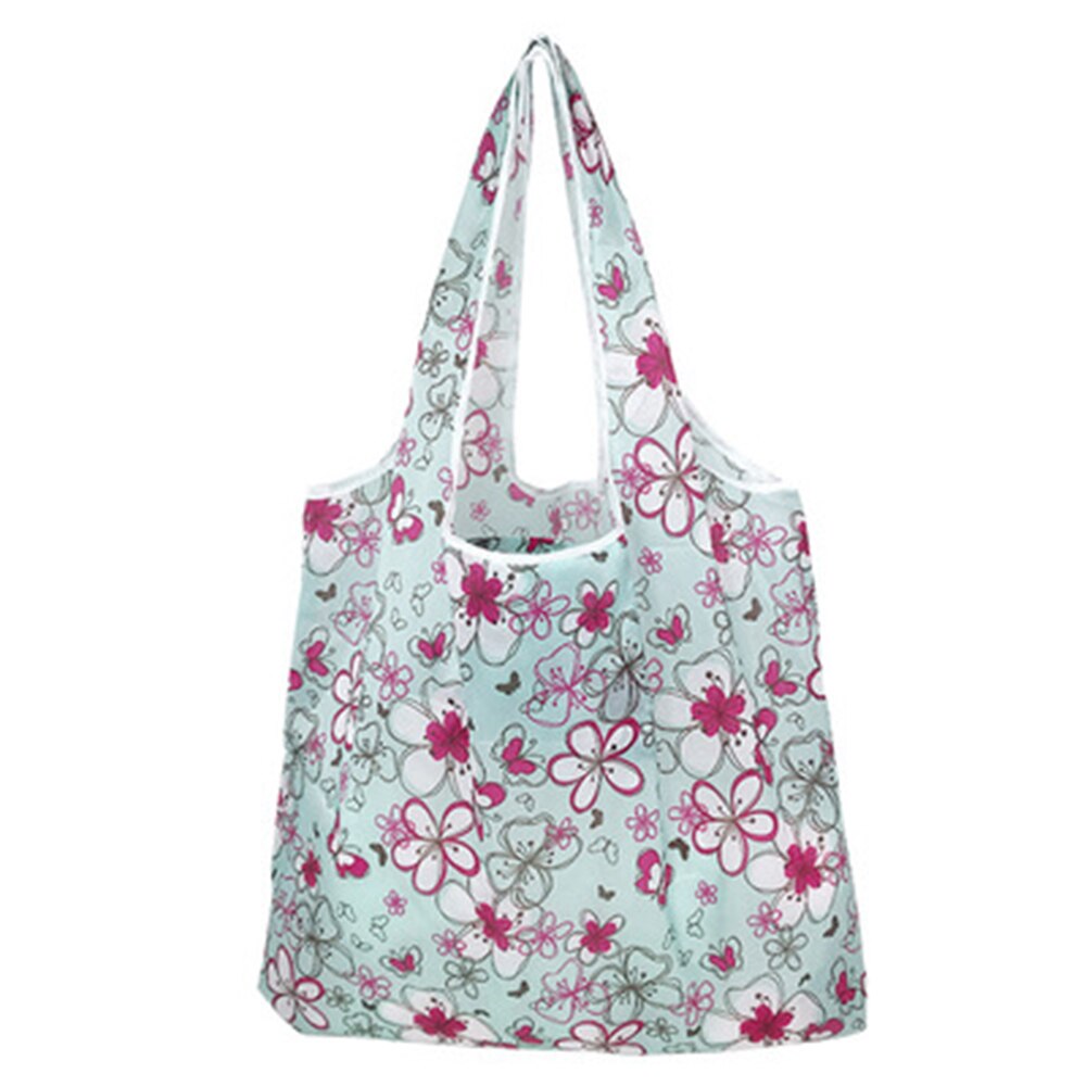 Nouveaux sacs à provisions réutilisables de Polyester sac fourre-tout pliable de grande capacité sac d'épicerie d'épaule Portable avec poignée: 4