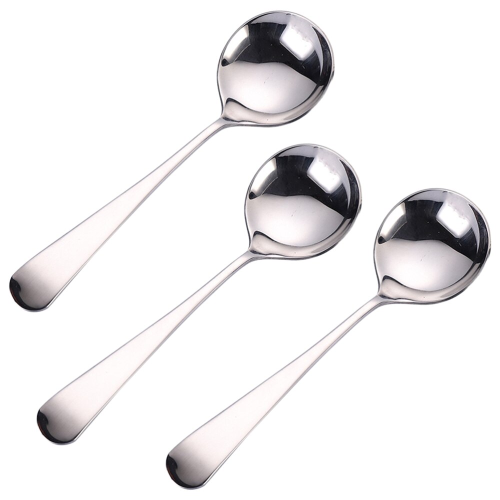 Serveerlepel 304 Roestvrijstaal - Grote Risotto Lepel - Cucchiaio Rijstlepel