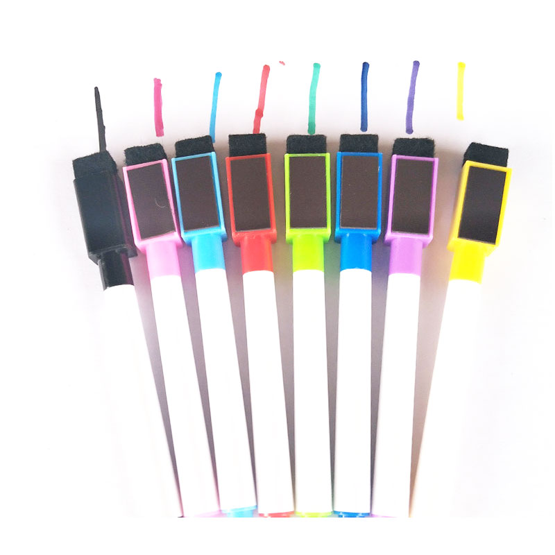 8Pcs Magnetische Whiteboard Pen Tekening En Opname Magneet Uitwisbare Droog White Board Markers Voor Kantoor Schoolbenodigdheden