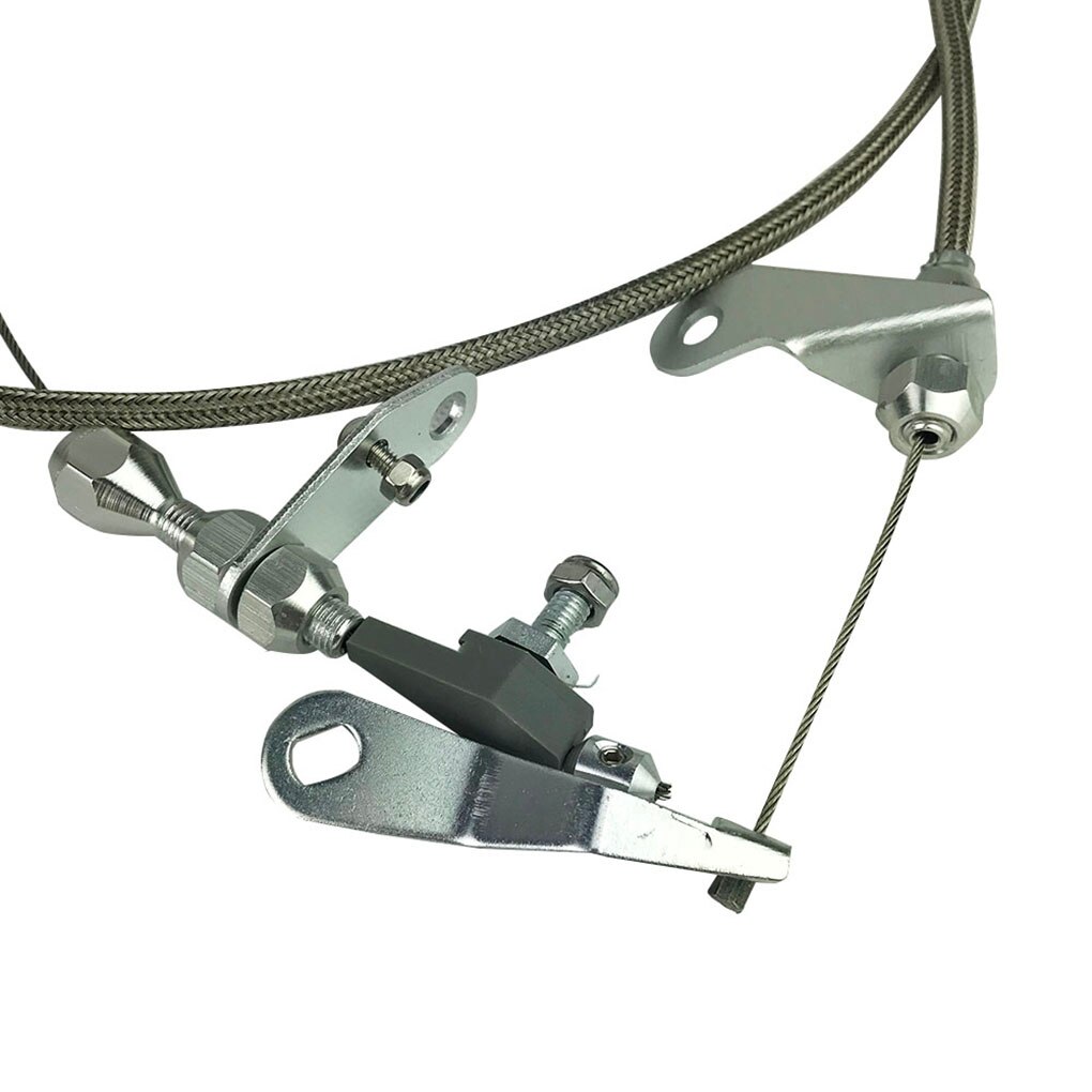 Stainless Steel Braided Car Kick Down Cable Detent Transmission Kickdown Trans Replacement for Ford C4