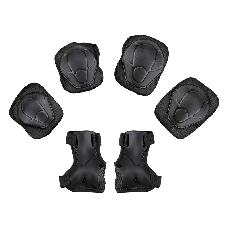 7 st hjälmskydd för barn armbåge knä handledsskydd sport skyddsutrustning set cykling skridskoåkning rullsport utrustning