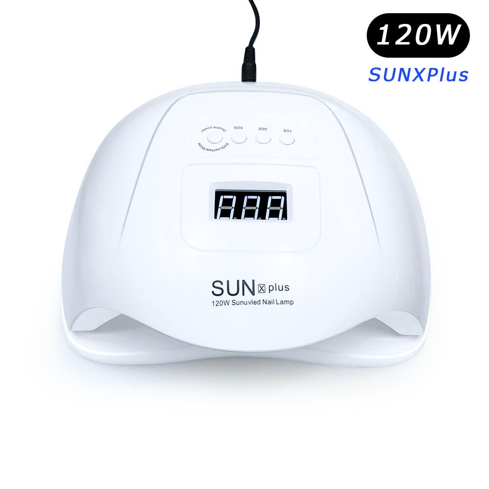 SUN Y1-secador de uñas UV de 168W, lámpara de secado rápido, 54 LED, 4 colores, para manicura: 120W-White