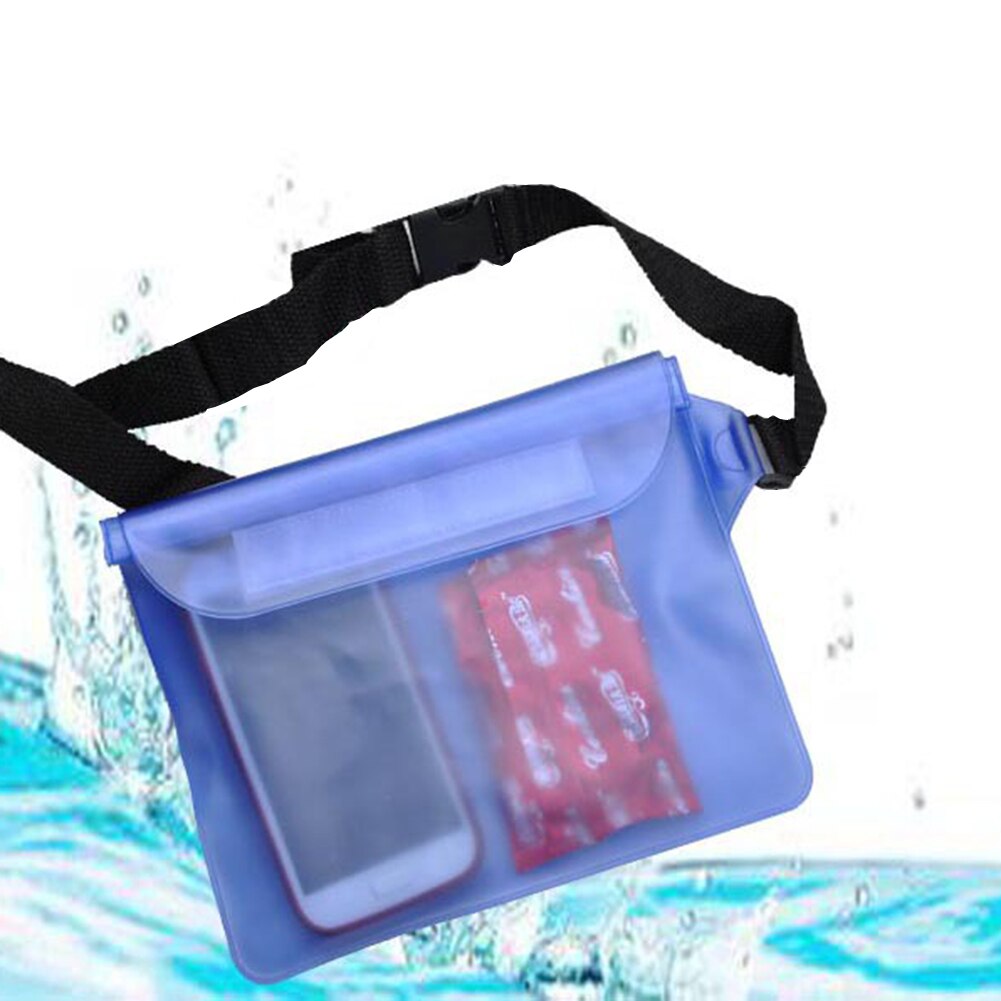 Transparent Waterproof PVC Dry Funny Pack Belt Bag Women Men's Outdoor Swimming Waist Bag Pouch Phone Storage Bag Bum Bag Purse