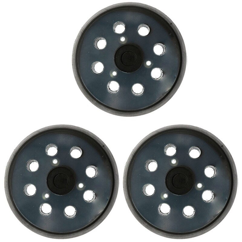 3 pièces 5 pouces 125mm crochet boucle papier abrasif 8 trous tampons de sable ponceuse disque abrasifs pour Makita BO5021K ponceuse BO5010