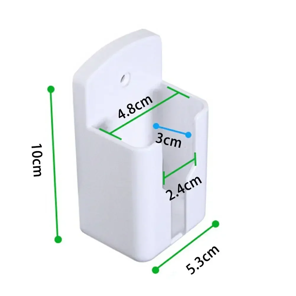 1 stks Airconditioner Afstandsbediening Houder Universele Witte Wandmontage Opbergdoos Afstandsbediening Houder Telefoon Oplaadbeugel: Rood