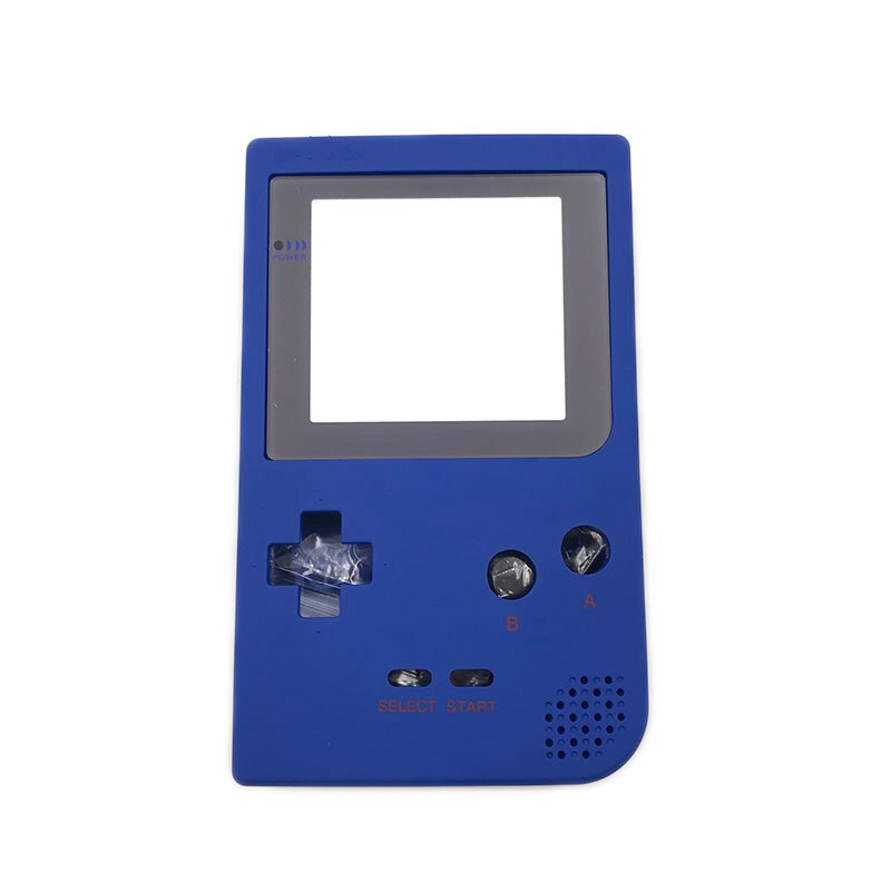 Wymiana naprawa pełna powłoka obudowa opakowanie skrzynki pokrywa dla Game Boy Pocket GBP: blue Soft surface