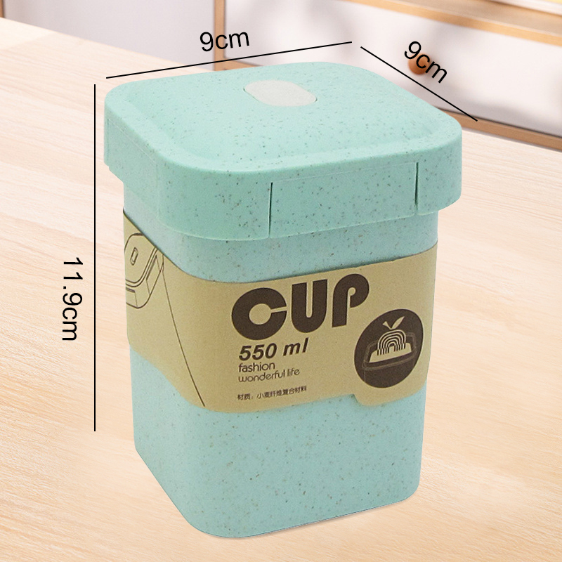 Keuken 900Ml Magnetron Lunchbox Tarwestro Servies Voedsel Opslag Container Kinderen Kids School Office Draagbare Bento Box: Blue2
