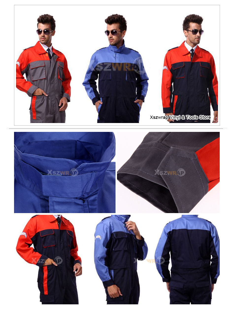 Car Work Clothes Inspection Coverall Man Car Repair Beauty Service Overalls Automobile Repair Uniform