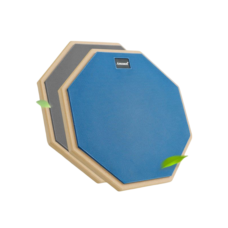 Donner Practice Pad Drum oefenpad 20,32 cm met drumsticks, grijs