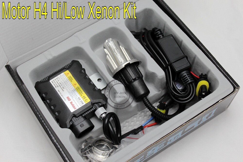 35W H4 Hi/Low Bi Xenon Motorcycle HID Xenon Kit,3000K,4300K,6000K,8000K,10000K,HID Conversion Kit
