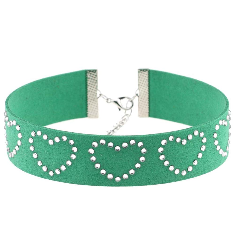 Goth Kleding Harajuku Hart Choker Ketting Liefhebbers Zwart Roze Vriend Y2k Hals Ketting Voor Vrouwen Sieraden: Puur Goud Kleur