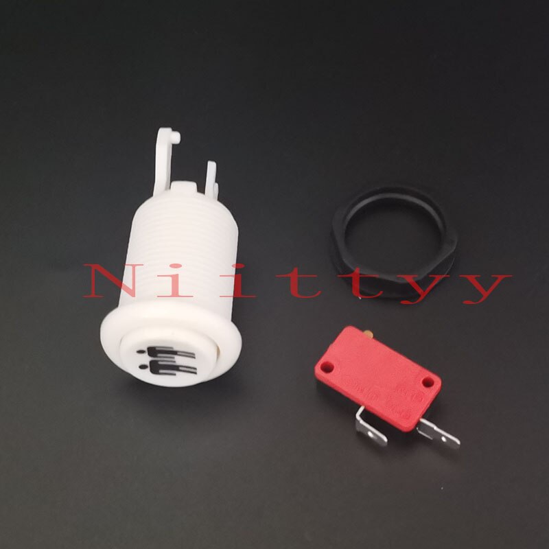 6pcs 28mm Mounting Hole Arcade push button American style 6 Color available For Arcade Game/Cocktail Happ: two player