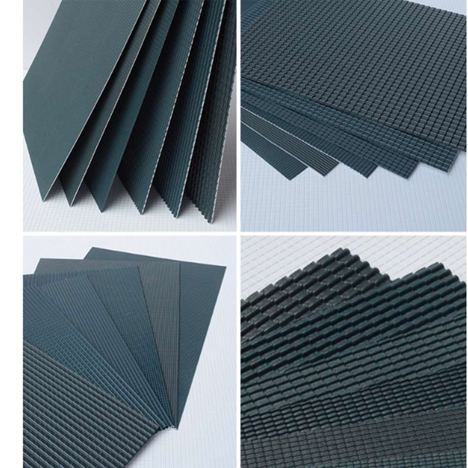 PVC sheet tile roofs HO n scale model building material in size 210x300mm for architecture layout