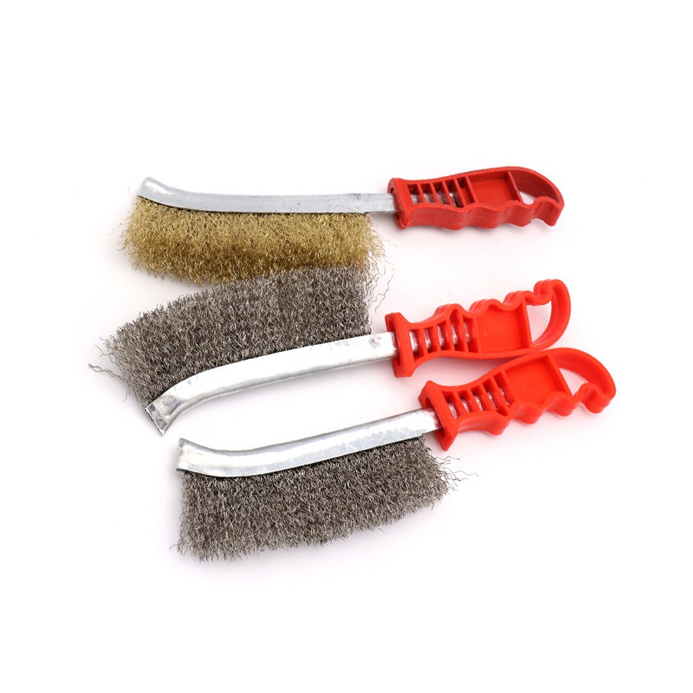 Brosse En Acier Inoxydable Pour Nettoyage Dérouillage Soudure En Métal À Coudre Préparation Enlever La Rouille Mini Brosse De Nettoyage Et Laiton Poli