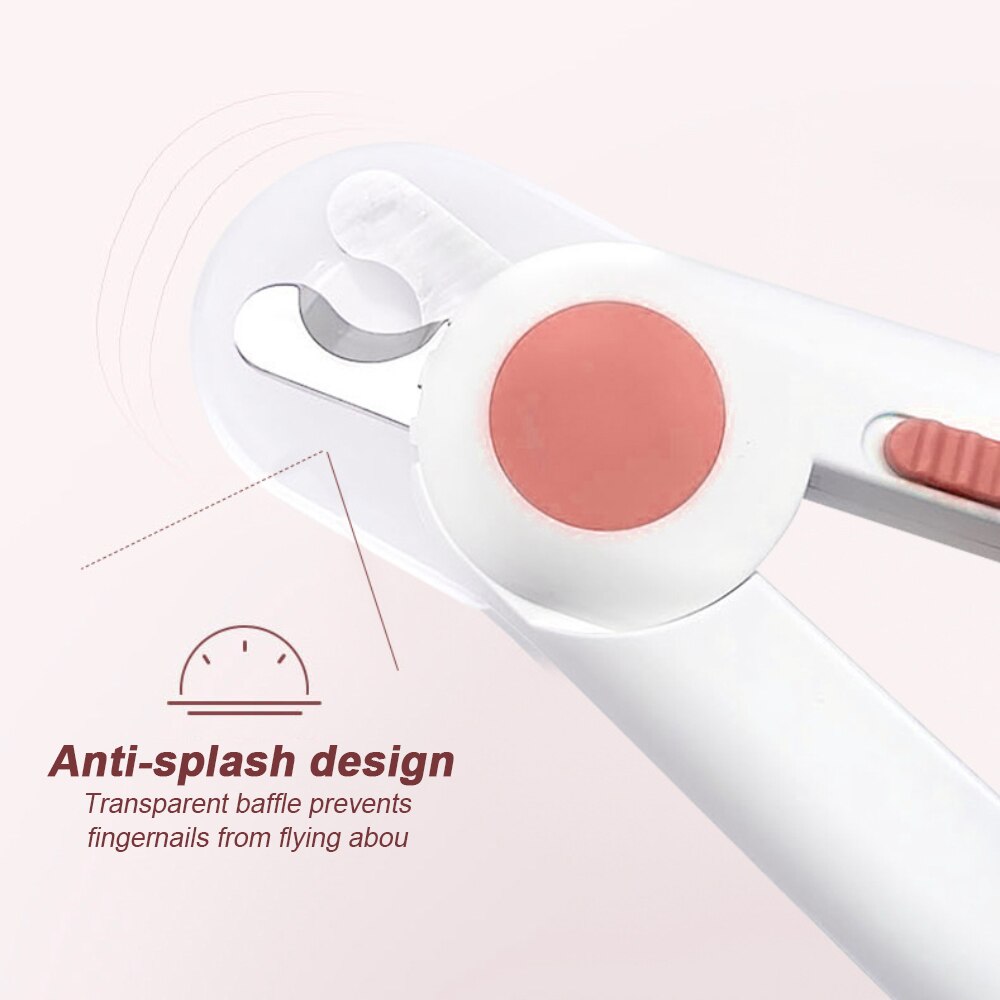 Pet Cat Dog Safety Nail Clipper With LED Lighting,Prevent Clipping The Nail Blood Vessels,Nail Grooming Cutter Trimmer