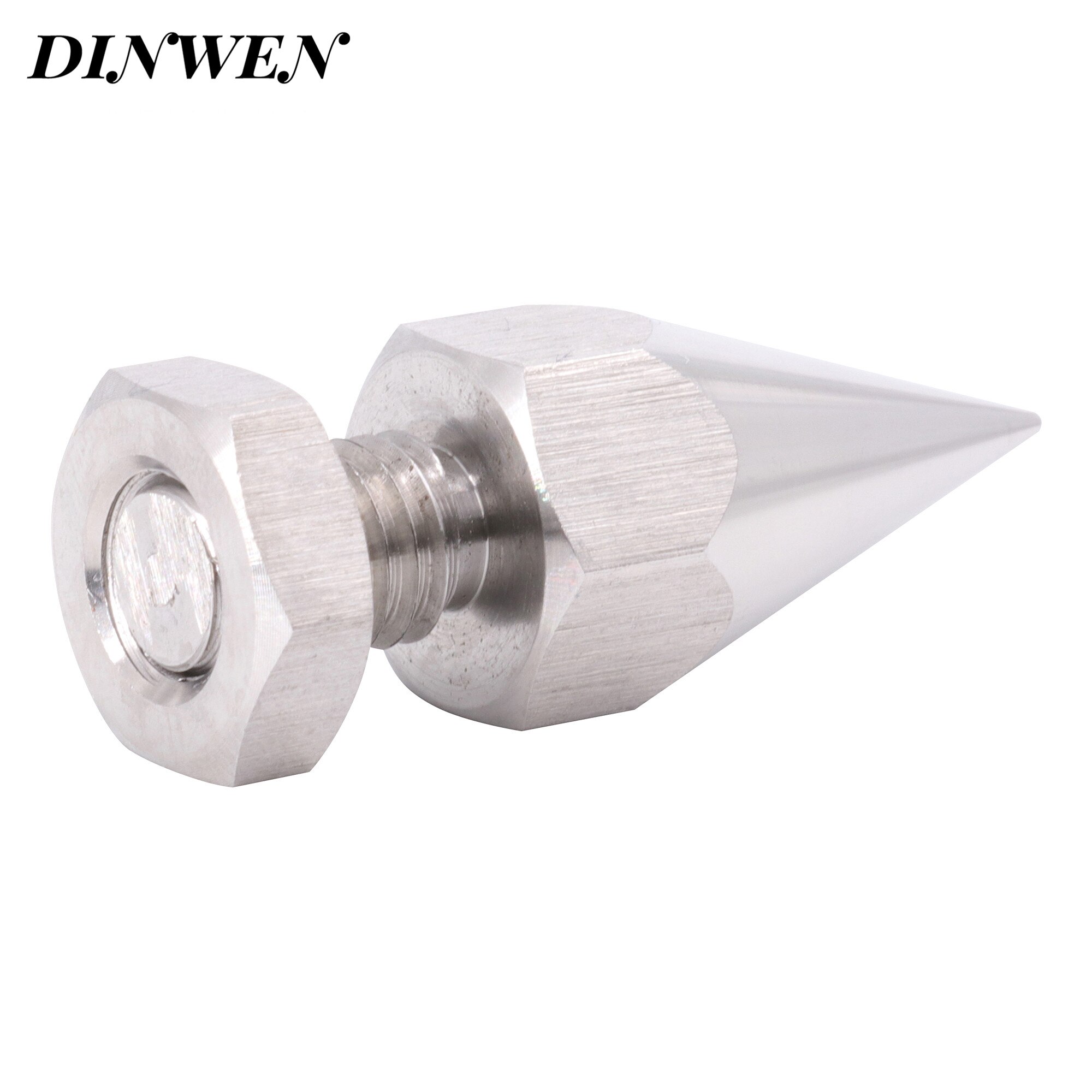 304 Stainless Steel Speaker Spike M6 M8 M10 Thread AMP Studio Monitor Turntable Pad 40mm Instrument Isolation Stand Cone Foot