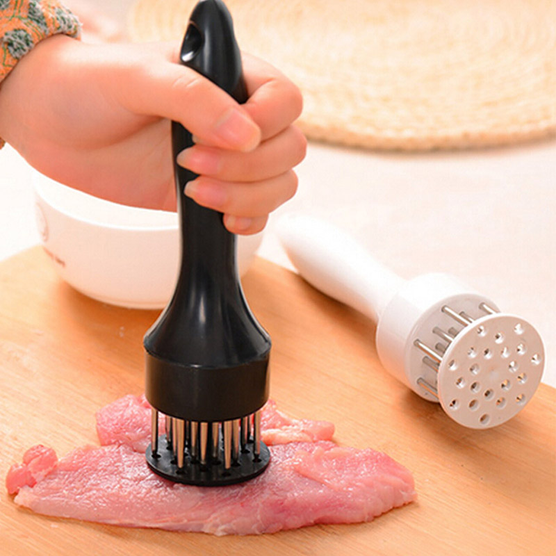 Agulha para amaciador de carne, para bife, utensílios de cozinha, atacado com 21 agulhas de amaciador de carne, agulha para beaf e churrasco