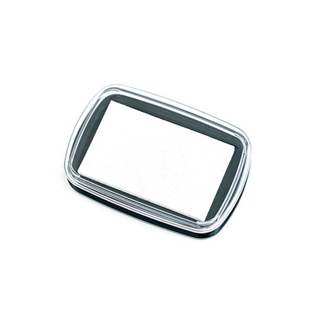 Almohadilla de tinta de Color metálico Vintage, almohadillas de tinta para sellos de goma, papel de álbum de recortes, tamaño grande, 6,7x10cm: White