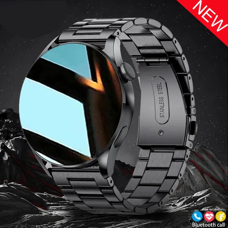 2024 nowy GT3 zawodowiec sprytny zegarek mężczyźni kobiety 390*390 ekran HD tętno Bluetooth połączenie wodoodporna sport SmartWatch dla ios android