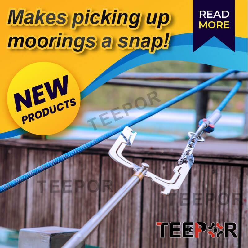 Dock Hook Multi-Purpose Telescoping Boat Hook Long Distance Threader Mooring Rope Cable Wire Guider Fishing Rod Pole Reel Tool
