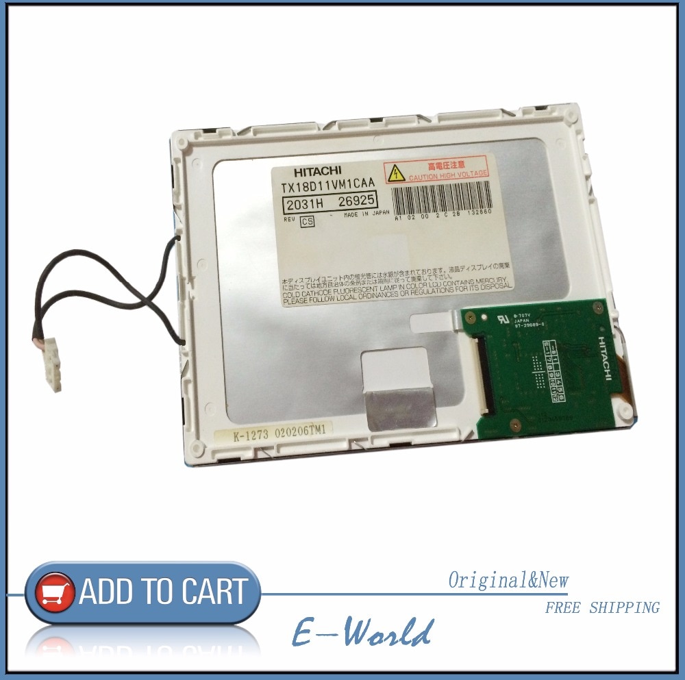 Oryginalny TX18D11VM1CAA 800*480 7 cal LCD panel wyświetlacza darmowa wysyłka