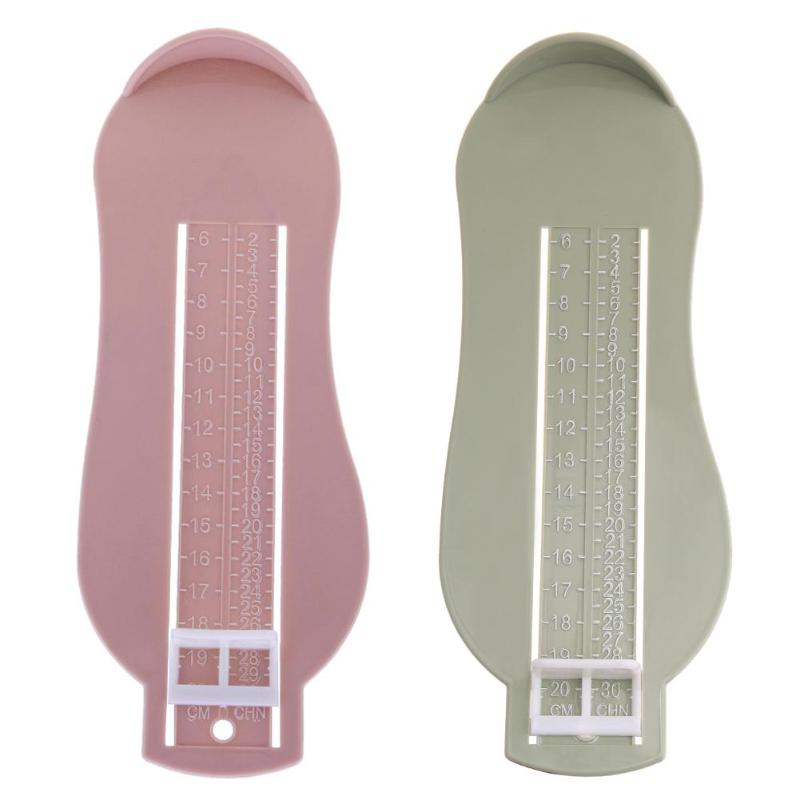 Adjustable Scale Shoe Size Foot Length Ruler Baby Feet Measuring Instrument Baby Foot Length and Record Growth Measuring Ruler