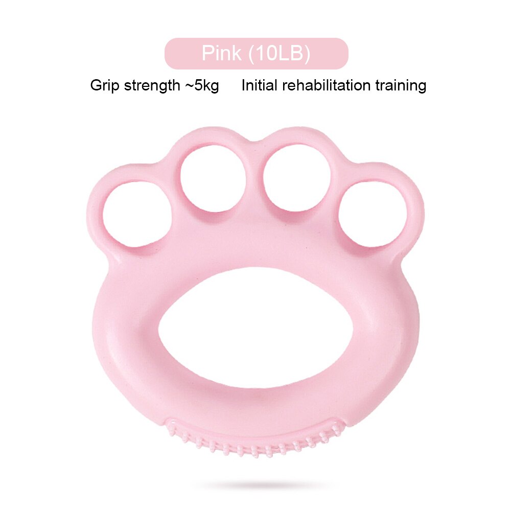 Finger Hand Joints Massager Rehabilitation Physiotherapy Handle Relax Finger Massager Blood Circulation Massager Trainer Tool: Pink