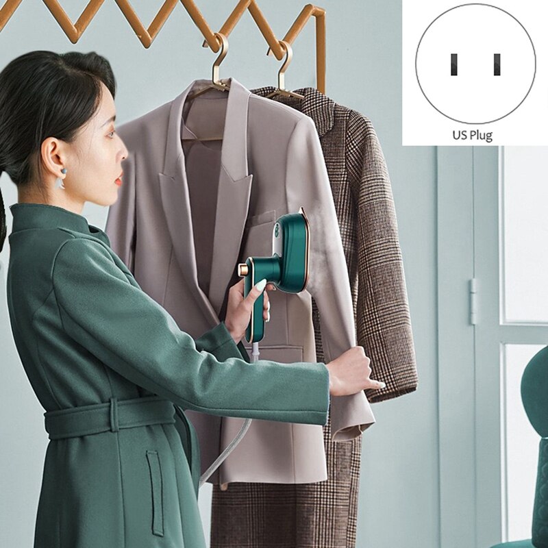 Mini Steam Iron Handheld Wet and Dry Double Steam Generator Portable Garment Steamer Home Travelling