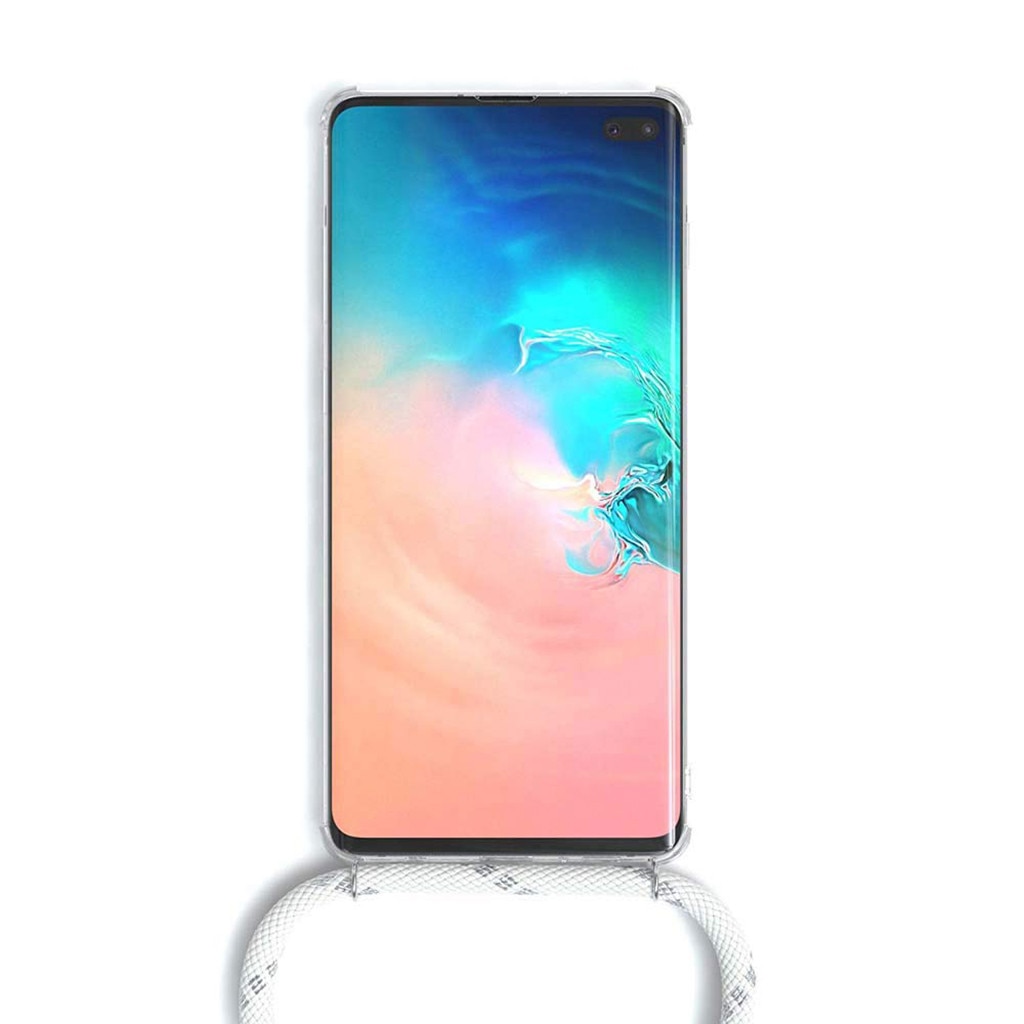 L2in1 funda de teléfono móvil colgante sobre la correa de la cuerda del cuello del teléfono móvil para Samsung S10/S10 Plus/S10 e/S9/S9 Plus/S8/S8 Plus