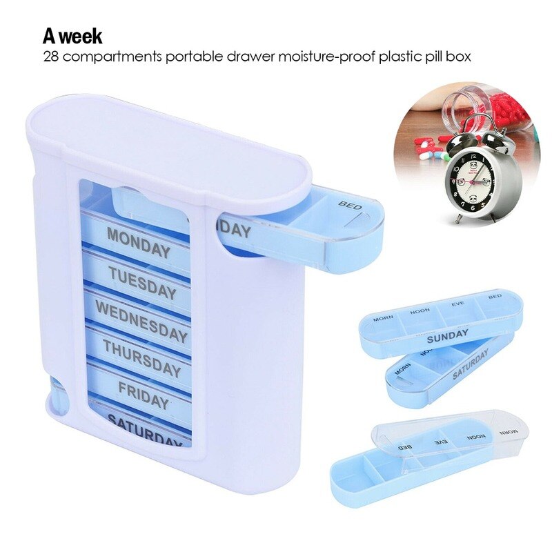 7 Days A Week Medicine Box Pill Holder Medicine Box Medicine Box Container Set Stash Container pill container pill box pill case