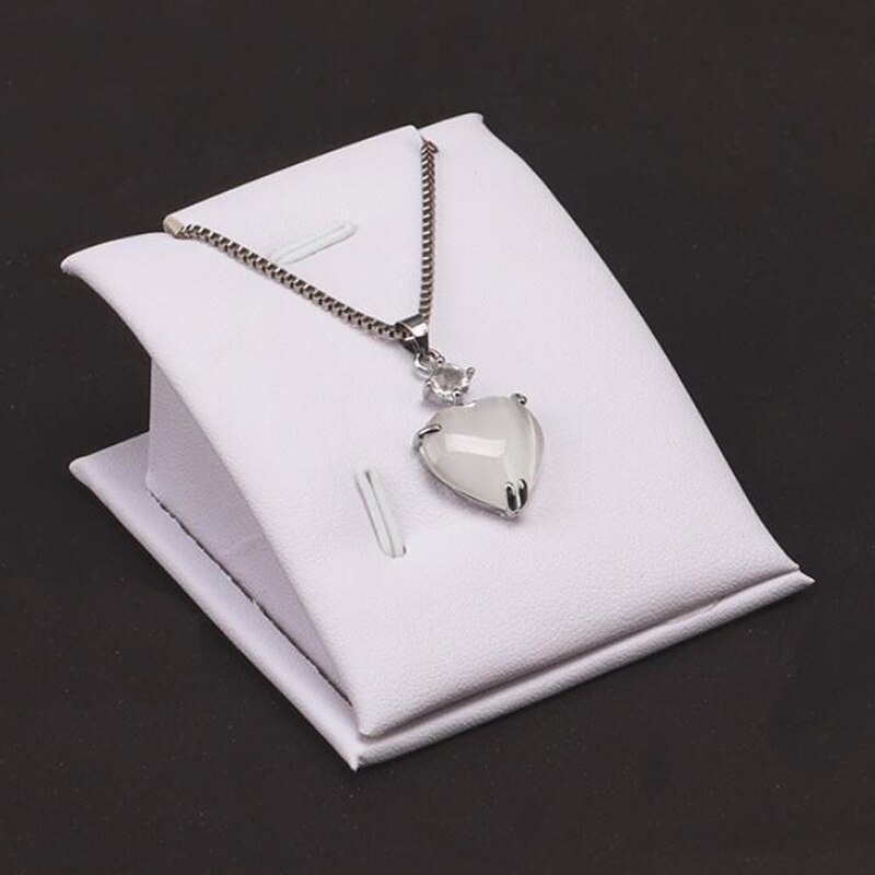 Mannequin buste sieraden display rek ketting display houder sieraden organizer voor oorbellen/oorbellen standaard ketting ketting: Wit