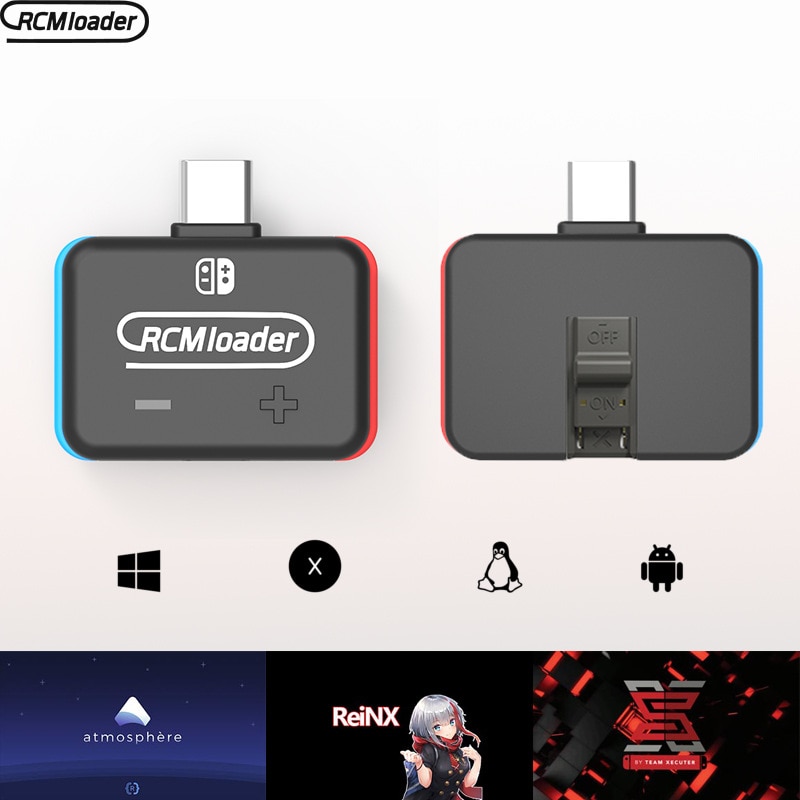 Barre de court-Circuit RCMclip pour chargeur NS un injecteur pour nintendo switch sx os avec câble Micro USB Coupon 2 USD