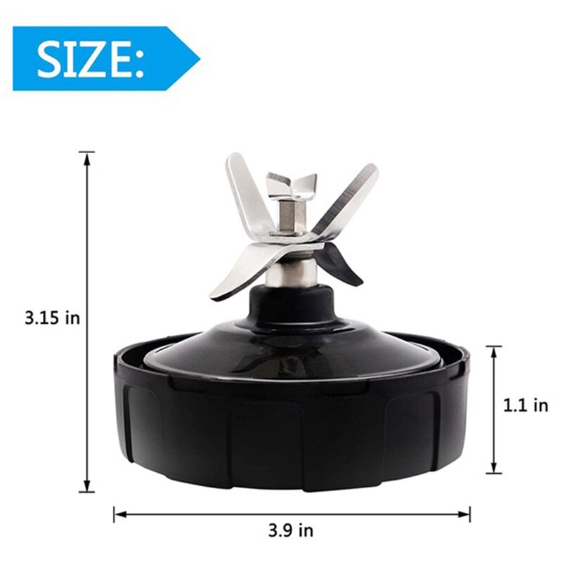 Cross Blade Blender Accessoire - Vervanging Juicer Houder & Extractor