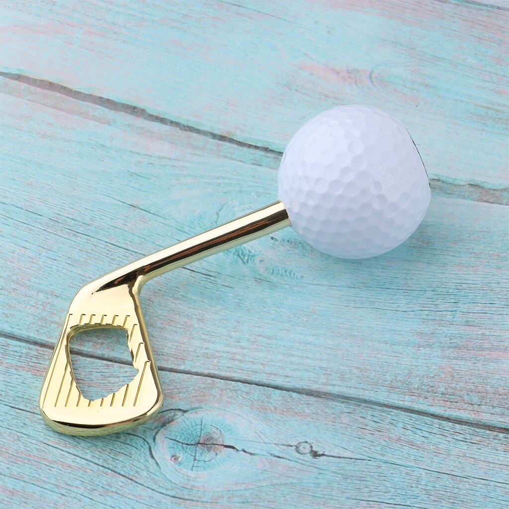 Nyhet golf ball flaskeåpner golfspiller øl lokk bryter bursdag til golfelskere entusiaster