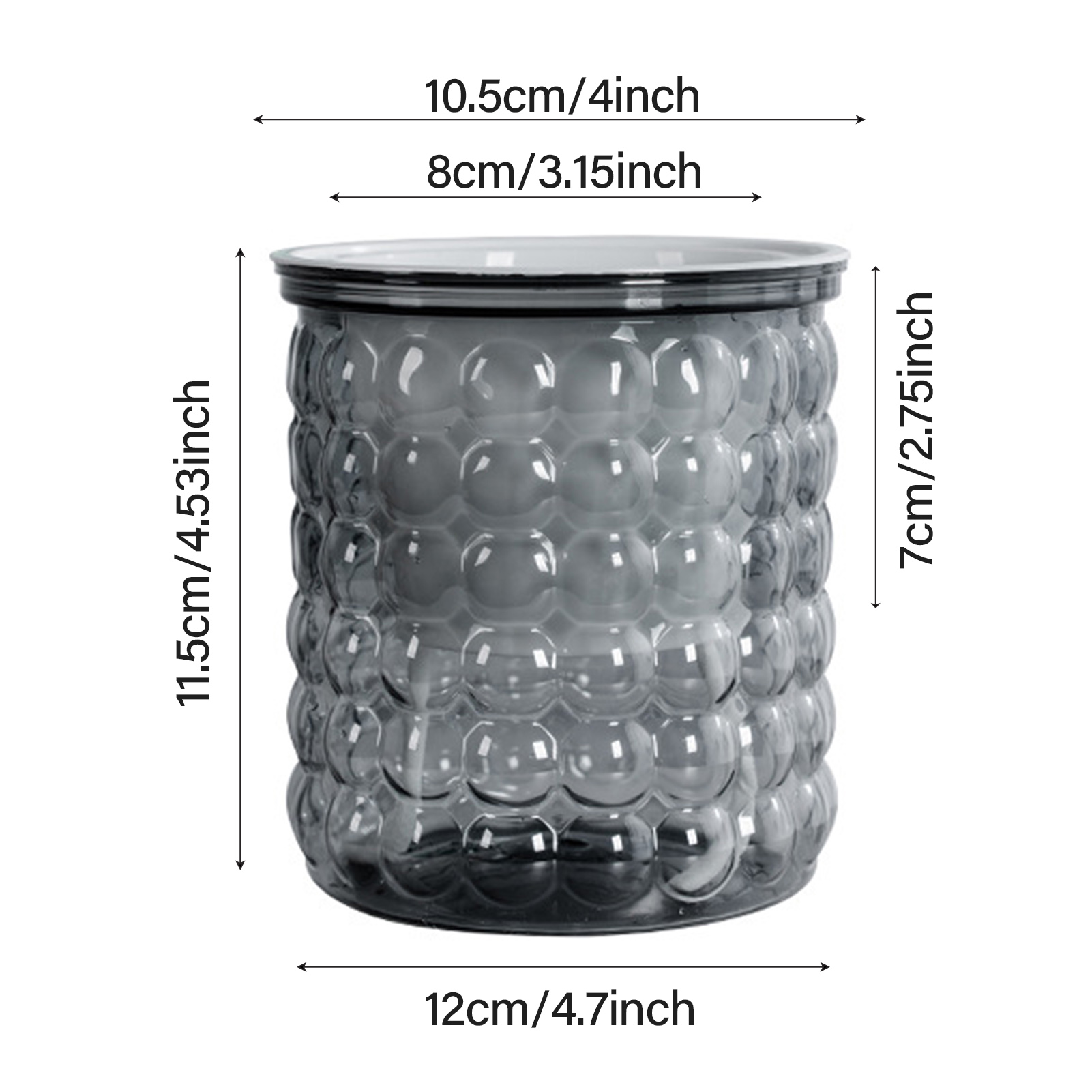 Selbst Bewässerung Blumentopf Aquarium Transparente Kunststoff Blumentöpfe Mini Selbst Bewässerung Pflanzer Topf Vase Für Heimat Dekoration: Gelb