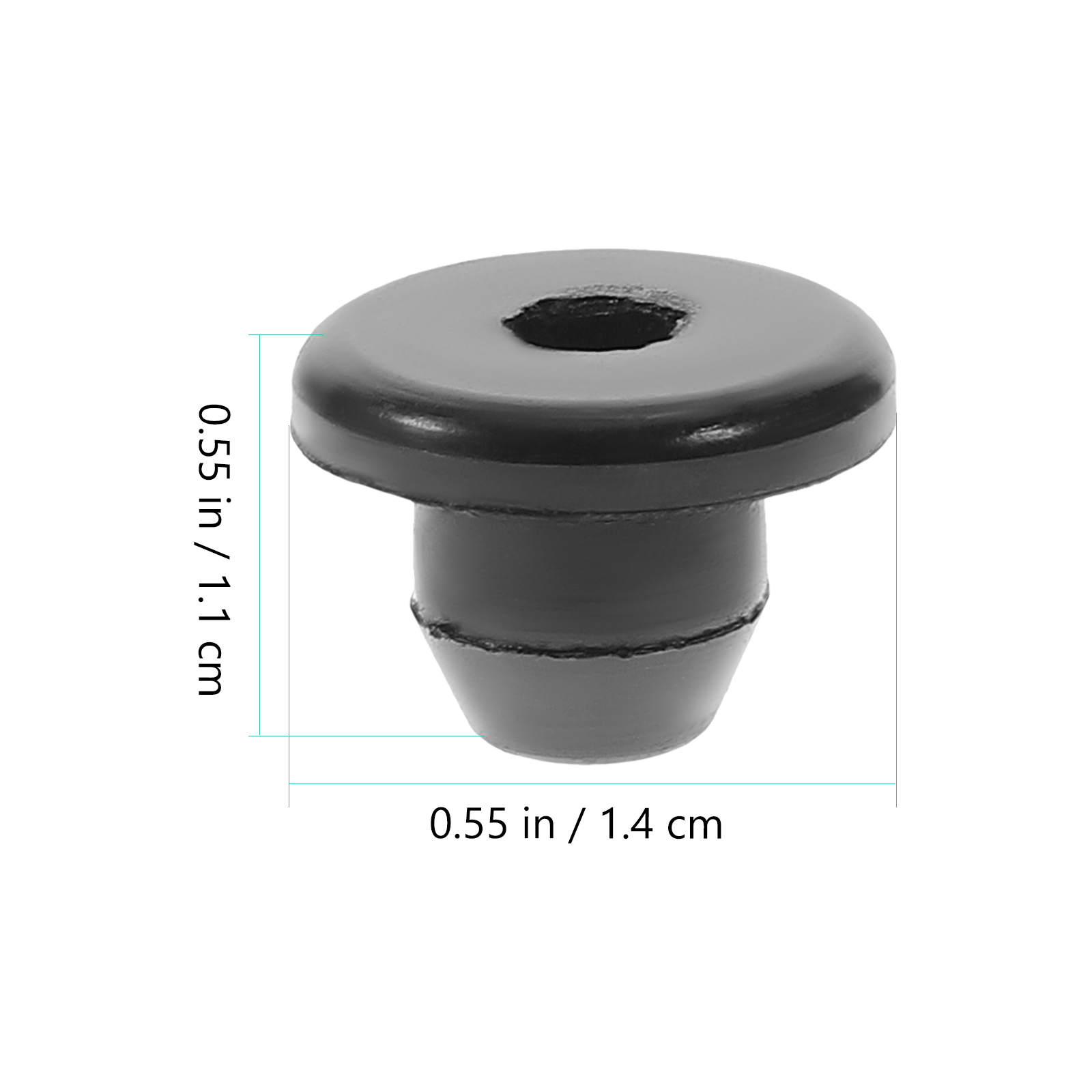 20 pezzi Tappi serbatoio olio Tappo tappo di riempimento idraulico in gomma Jack per auto orizzontali Attrezzatura di sollevamento Bottiglia da pavimento