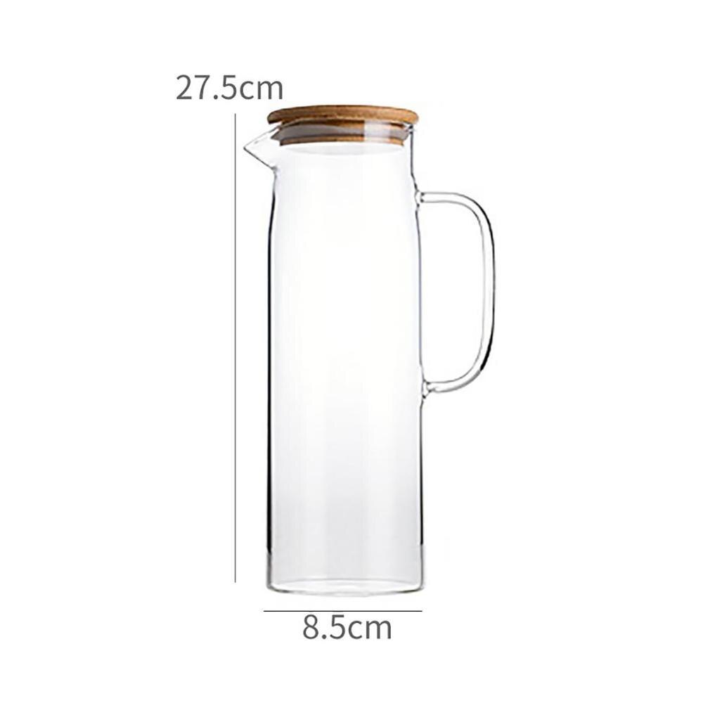 ODIN vaas kruik keramiek met bruin glazuur 20cm - Grote bloempot, hoge