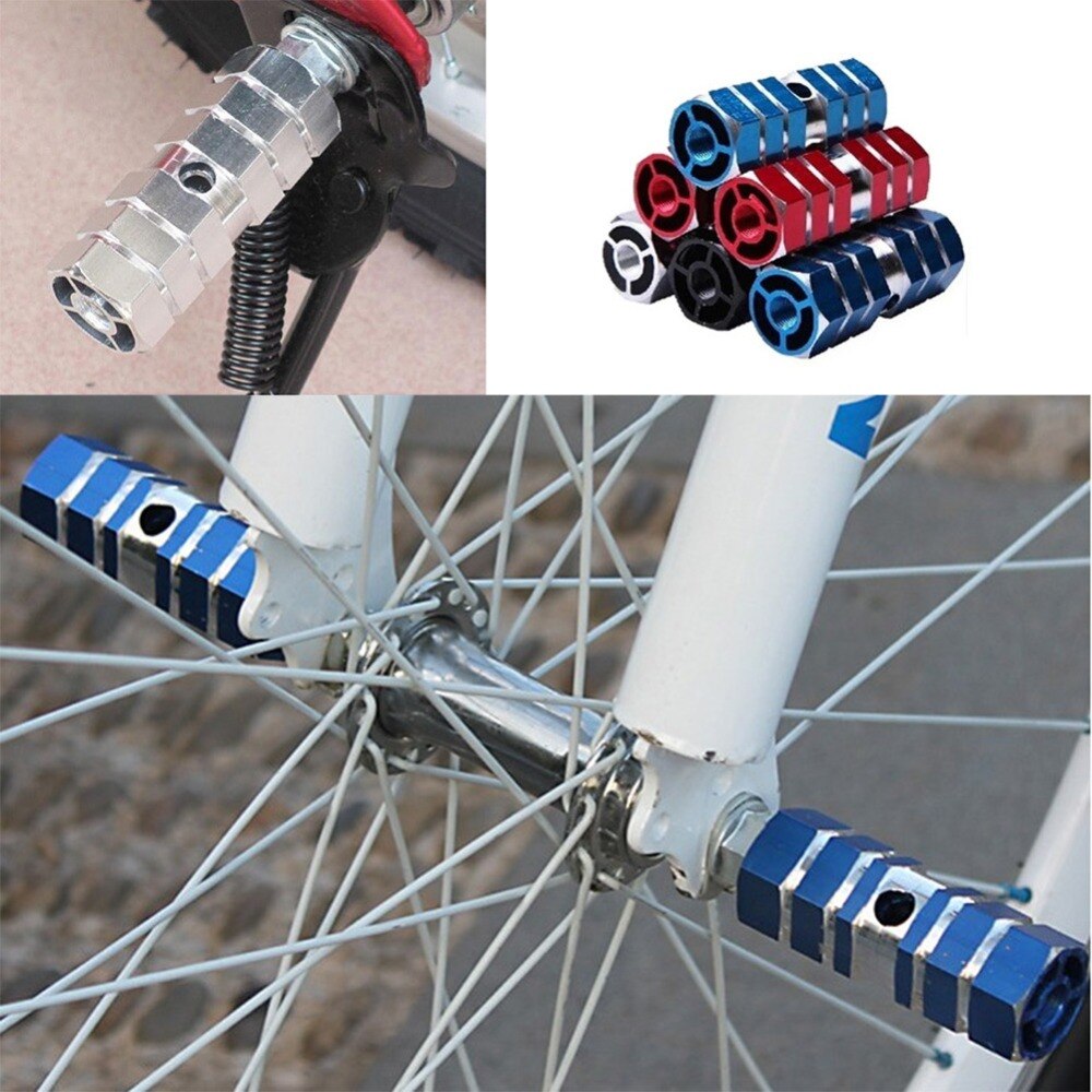 Pedales para bicicleta de montaña, 1 par, cilindro de ángulo sexi de 3/8 ", piezas para bicicleta de montaña de aleación de aluminio, reposapiés BMX, #281094