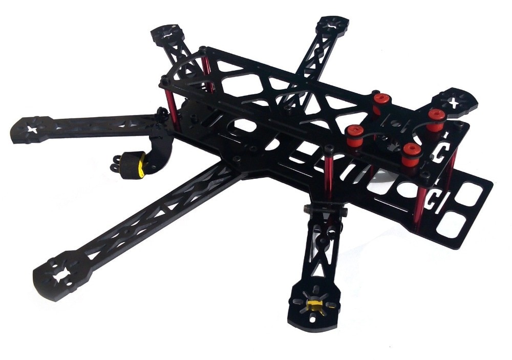 Mini-Hex Carbon Qav 6 As 300Mm Hexacopter Frame Gopro 808 Camera Compatibel
