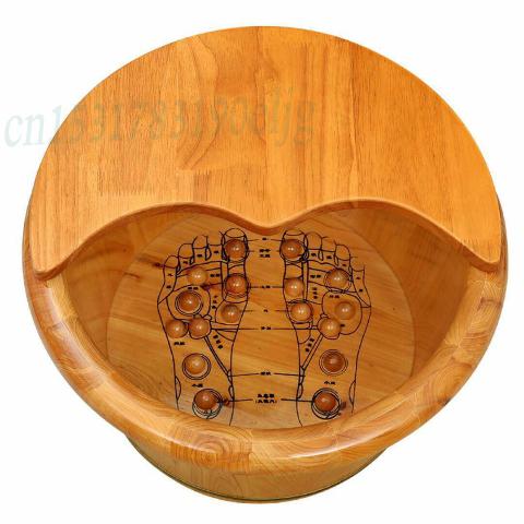 Cèdre bois pied bain baril bain de pieds baril en bois lavage des pieds petite baignoire en bois massif pied bain baril maison artefact: 9