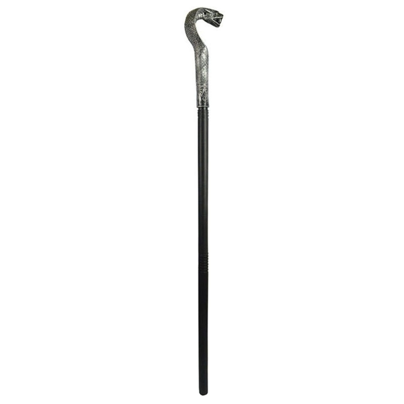 Accesorio de faraón místico, bastón de estilo egipcio antiguo para temática de truco o trato de Halloween, fiestas de: Blanco