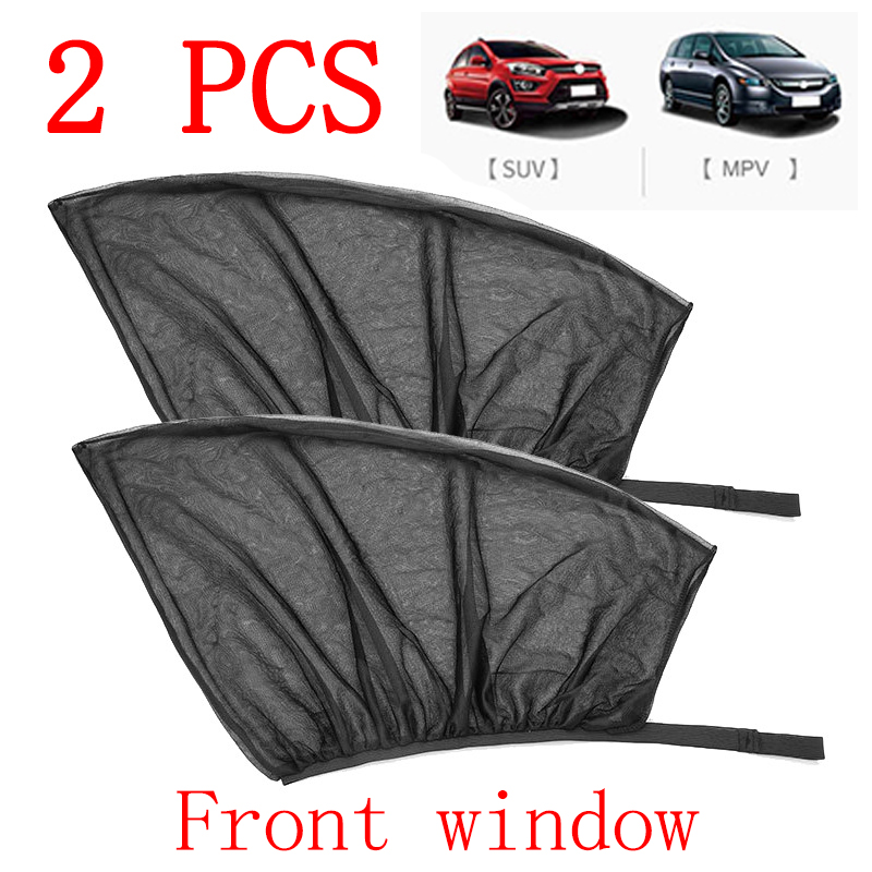 Autoruit Zonnescherm Zonneklep Schaduw Sox Mesh Isolatie Stof Schild Uv Beschermer Gordijn 2 Stuks: Lavendel