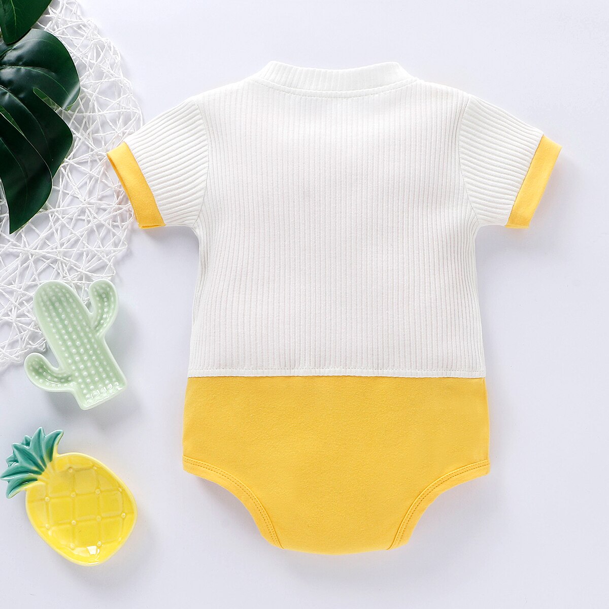 Citgeett verano bebé Infante niño Caballero ropa manga corta mono conjunto 0-24 meses