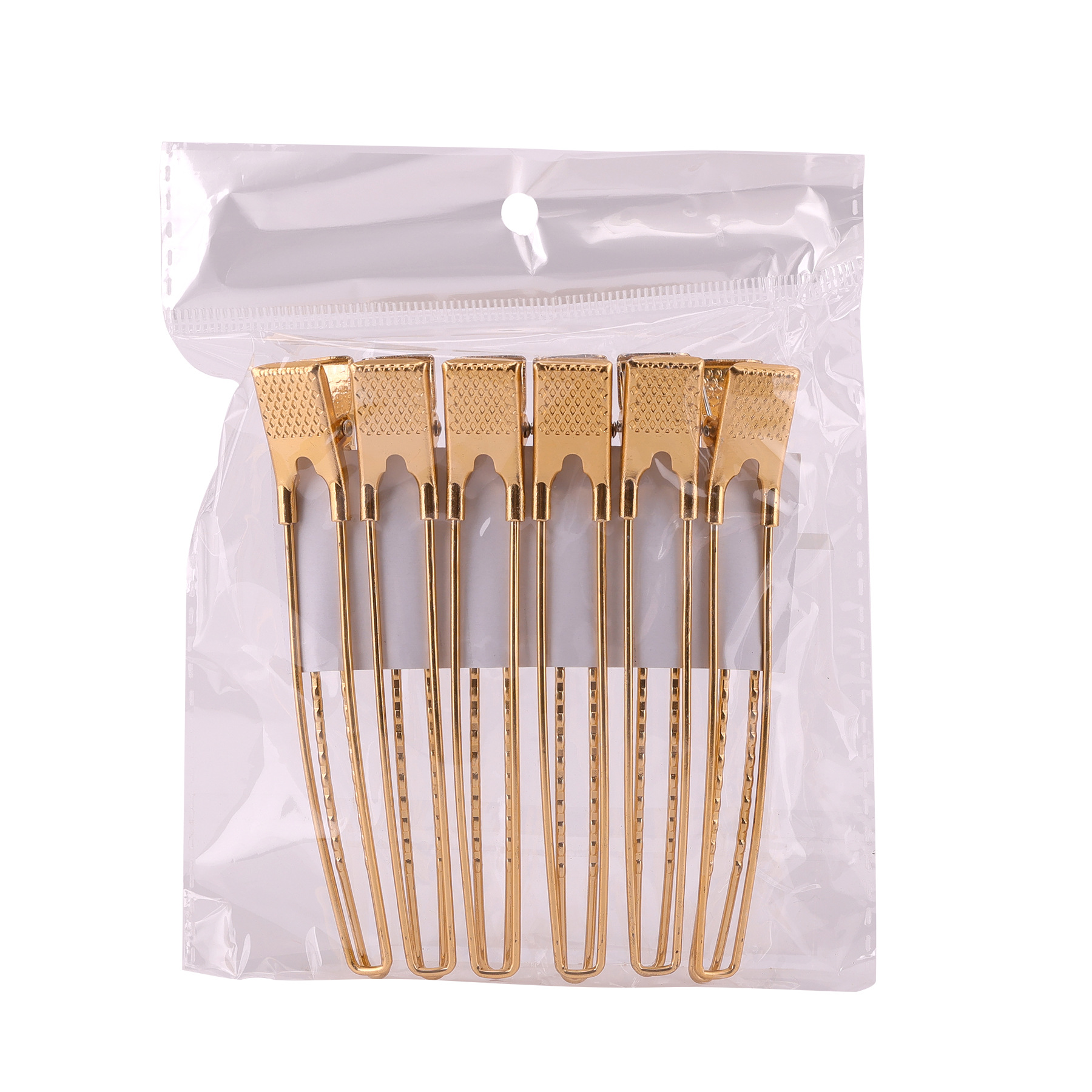6 Teile/satz Friseur Alligator Haar Clips Salon Profi Nahtlose Clip Schnitte Barbier Styling Barbershop Zubehör
